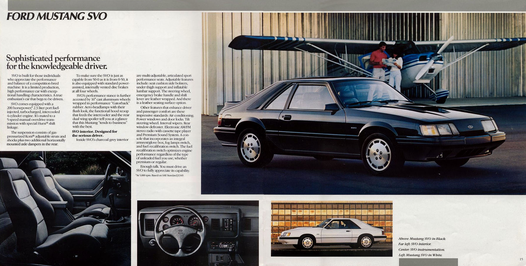 1986 Ford Mustang Brochure Page 16